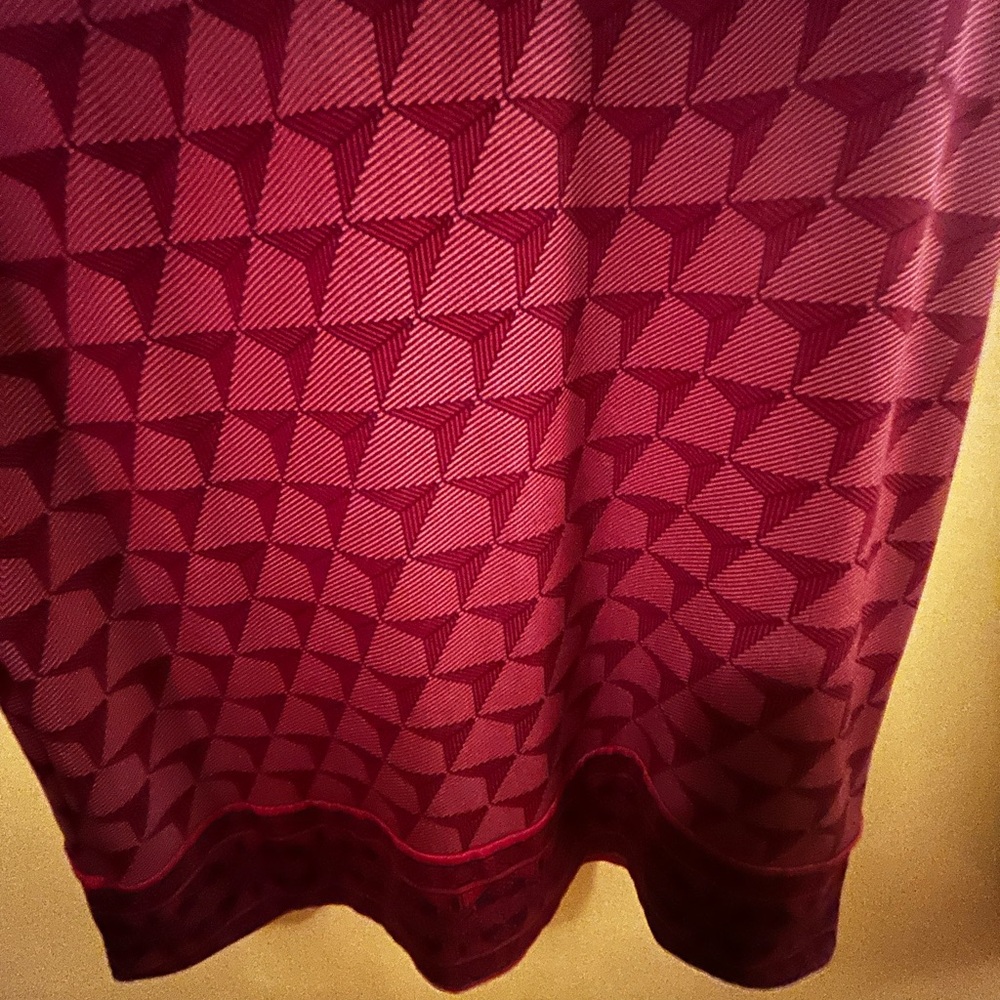 NWOT Magnolia Grace Reversible Elegant Patterned Sleeveless Dress, Zipper Back - Picture 8 of 16